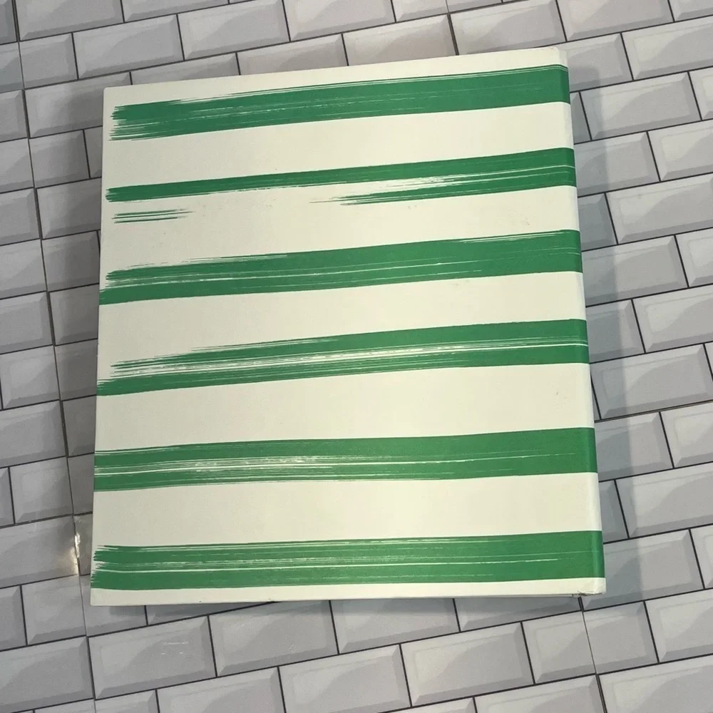American Crafts Memory Planner Binder Office Stripes 7.75 x 8.75 x 1.68 inches
